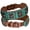 Green, variant on Pet Artist 2 Inch Wide Dog Collars Retro Studded Real Leather Large Pet Collars Heavy Duty Rottweiler L XL XXL