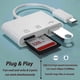 thumbnail image 5 of Usb-c To Sd Card Reader,type C Micro Sd Tf Card Reader,3 In 1 Usb-c To Usb Camera Memory Card Reader Adap, 5 of 5