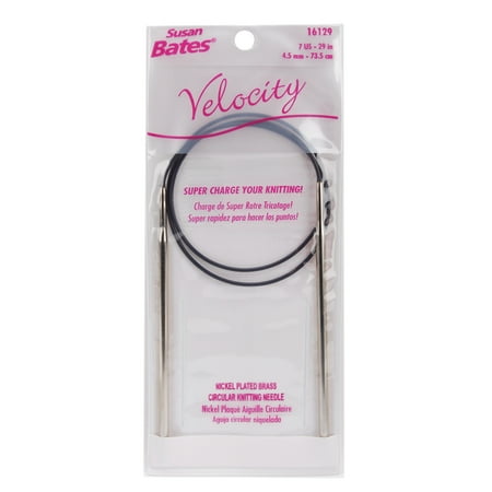 UPC: 0077216003828 | Susan Bates Velocity Circular Knitting Needles  29 -Size 7/4.5mm