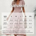thumbnail image 4 of ZEHJUHAN Women's Floral Boho Maxi Dress, Short Sleeve Wrap V-Neck Ruffle Hem A-Line Dress for Summer Weddings & Vacations, 4 of 4