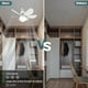 thumbnail image 2 of Socket Fan Ceiling Fan with Light and Remote, Socket Fan Light with 3-Speed Wind Adjustment, 20.5' Ceiling Fan with LED Light, Summer Home Improvemen[, 2 of 4
