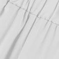 thumbnail image 4 of Women's Wide Leg Pants with Elastic Waist, Lightweight Breathable Loose Trousers for Summer Casual Beach Vacation, Flowy Palazzo, 4 of 6