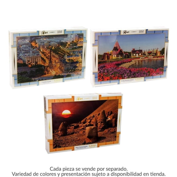 Rompecabezas Wuundentoy Gold edition Varios Modelos 1 pza