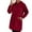 Red#01, variant on Yteetum Women's Oversize Hoodies Dress Drawstring Slim Pullover Maxi Hoodie Dress Coats Womens Casual Solid Loose Long Sleeve Hooded Sweatshirt Dress with Belted Pockets Outerwear Fall Clothes
