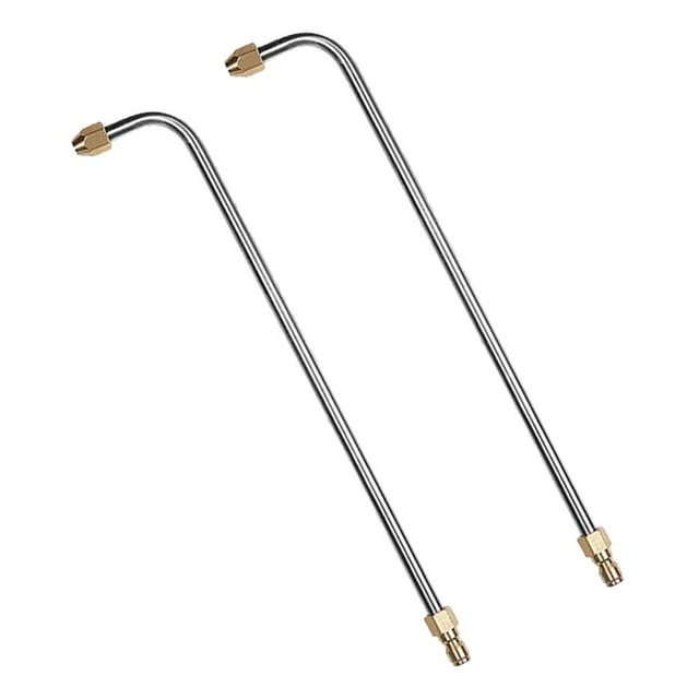 2 piezas varil de pulverización de extensión en ángulo para lavadoras a presión 3600PSI conector rápido 1/4 pulgadas Baoblaze Vara de rociador de agua