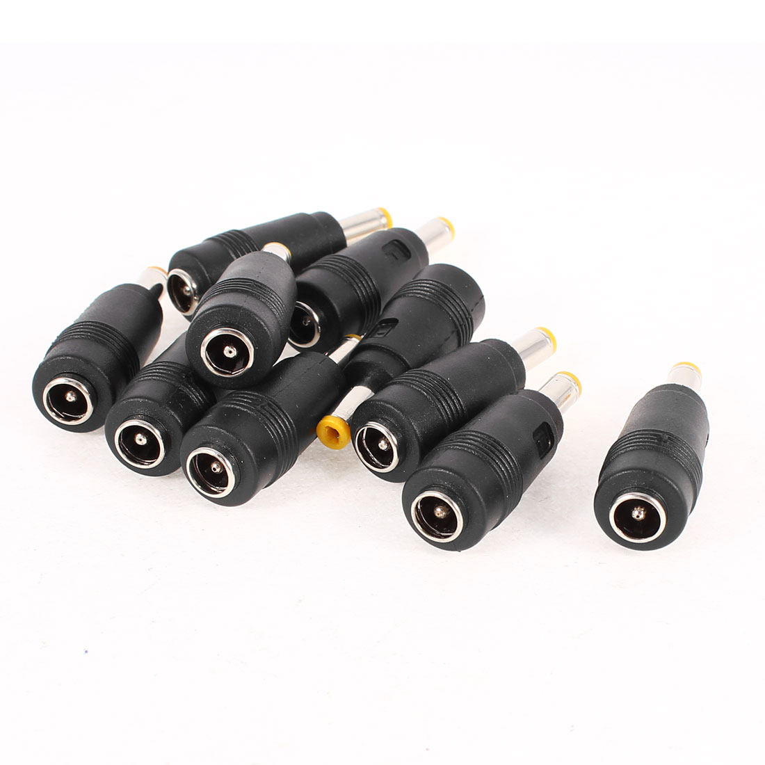 Unique Bargains 10 x DC Power Female Jack 5.5x2.1mm to 4.8mmx1.7mm Male