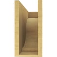 thumbnail image 4 of 6"W x 18"D x 12"H Classic Van Buren Rough Cedar Woodgrain TimberThane Corbel, Primed Tan, 4 of 6