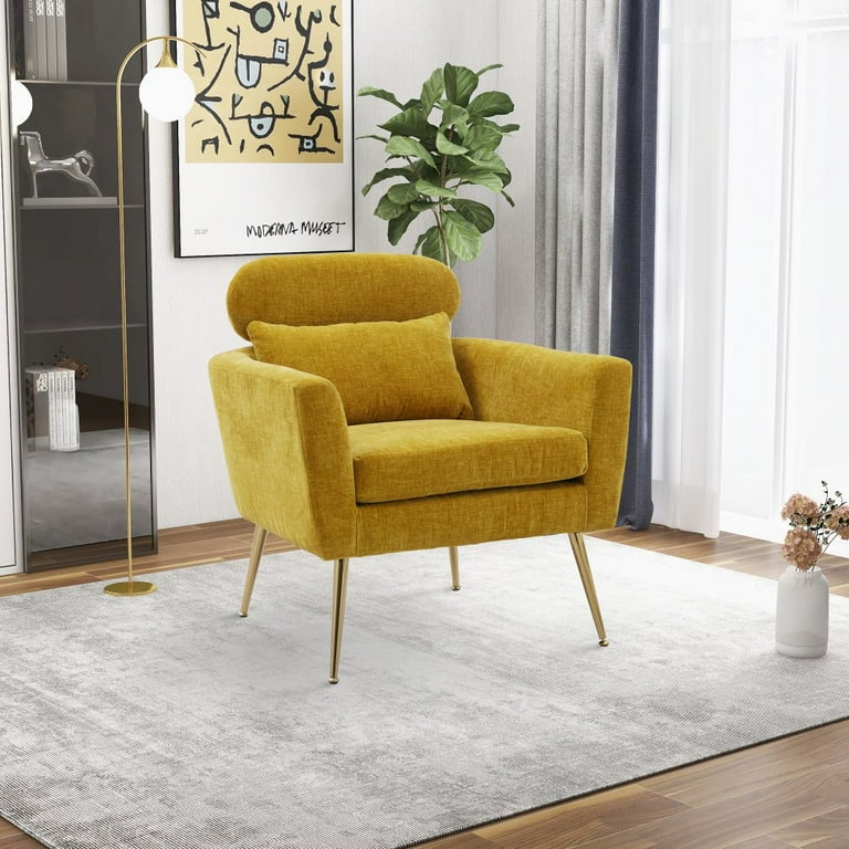 Small 2025 yellow armchair