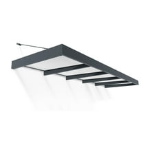 Palram - Canopia Sophia XL 5000 15' x 5' Acrylic Awning - Gray/Mist
