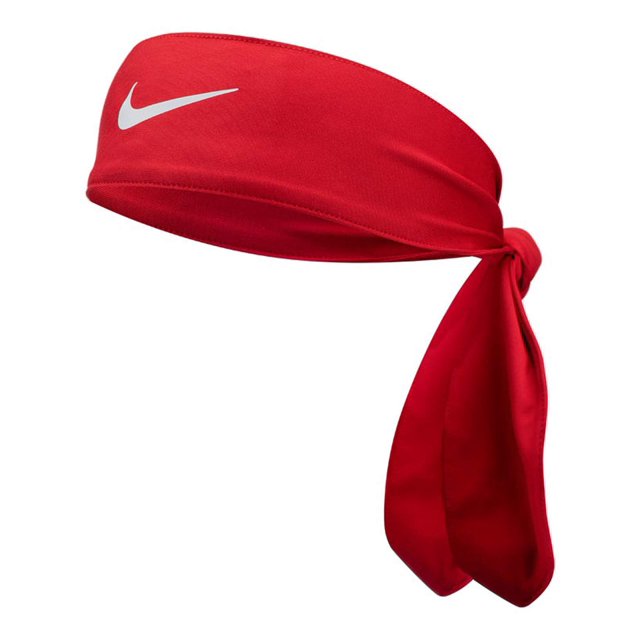 Corbata para la cabeza Nike Dri-Fit Fury, unisex, que absorbe el sudor, roja