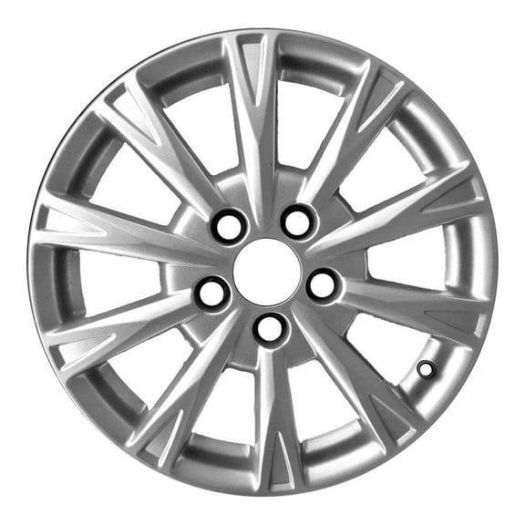 Remanufactured Painted Bright Sparkle Silver Aluminum Wheel 17 x 7 fits 2009-2011 Buick Lucerne