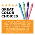 thumbnail image 6 of BIC Gelocity Quick Dry Assorted Colors Gel Pens, Medium Point (0.7mm), 6-Count, 6 of 8