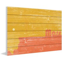 Marmont Hill - "Mars" Painting Print on White Wood