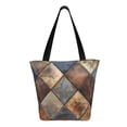 thumbnail image 3 of Fotbe Rustic Tile Pattern Pattern Beach Tote,Shoulder Handbag,Spacious Tote Bag,Lightweight Travel Bag,Versatile Shopping Bag, 3 of 9
