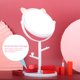 thumbnail image 5 of Espejo de tocador de mesa, espejo de maquillaje de moda, para mujeres y ni?as(Orejas de gato rosa) Ecomeon no, 5 of 6