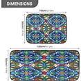 thumbnail image 3 of Coolnut Mexico Tile Design 2 Pieces Kitchen Rugs and Mats Sets,Non Slip Absorbent Floor Mat for Kitchen, Floor Home, Office, Sink, Laundry Home Decor, 3 of 7