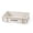 Industrial Cream White, variant on LSY Home & Office Plastic Stackable Storage Bin, 2.6 Qt Industrial Style Storage Container for Garage Shelf, Desk, Orange
