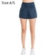 thumbnail image 2 of Pantalones cortos para correr para mujer, para entrenamiento, atletismo, gimnasio, yoga, con bolsillos para teléfono, azul, 4/S,:;:;, 2 of 7