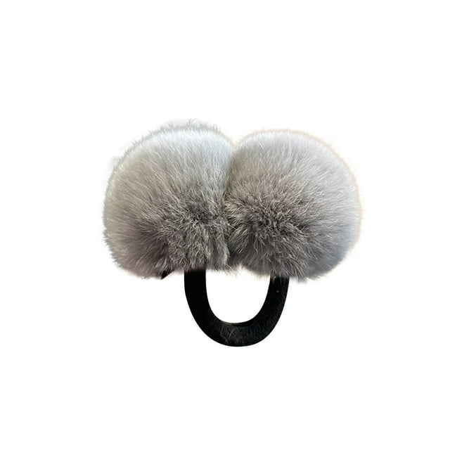 Faux Élastiques à Cheveux Ensemble Mignon Bandeaux Extensibles pour Femmes Filles Chouchous Doux pour Queue de Cheval