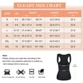 thumbnail image 7 of Eleady Neopren Waist Trainer Vest for Women Sauna Sweat Shirt Zipper Workout Top Corset Waist Trainer Body Shaper(Black Medium), 7 of 7