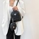 thumbnail image 1 of Mochila escolar de viaje de cuero de moda para mujer con mini bolso de mano (negro) Tmvgtek Para estrenar, 1 of 9