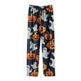 thumbnail image 6 of Halloween Pajamas Women Pants Pumpkin Printed Pajama Pants Black S, 6 of 6