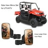 2017 New Professional and Practical Side View Mirror Set for UTV Offroad High Impact Break-Away Large Wide View Race