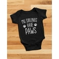 thumbnail image 6 of Pregnancy Announcement Tstars Unisex Bodysuit - My Siblings Have Paws Humor - Perfect Baby Shower Gift - Newborn Party Outfit - Funny Pet Lover Baby Clothes, 6 of 7