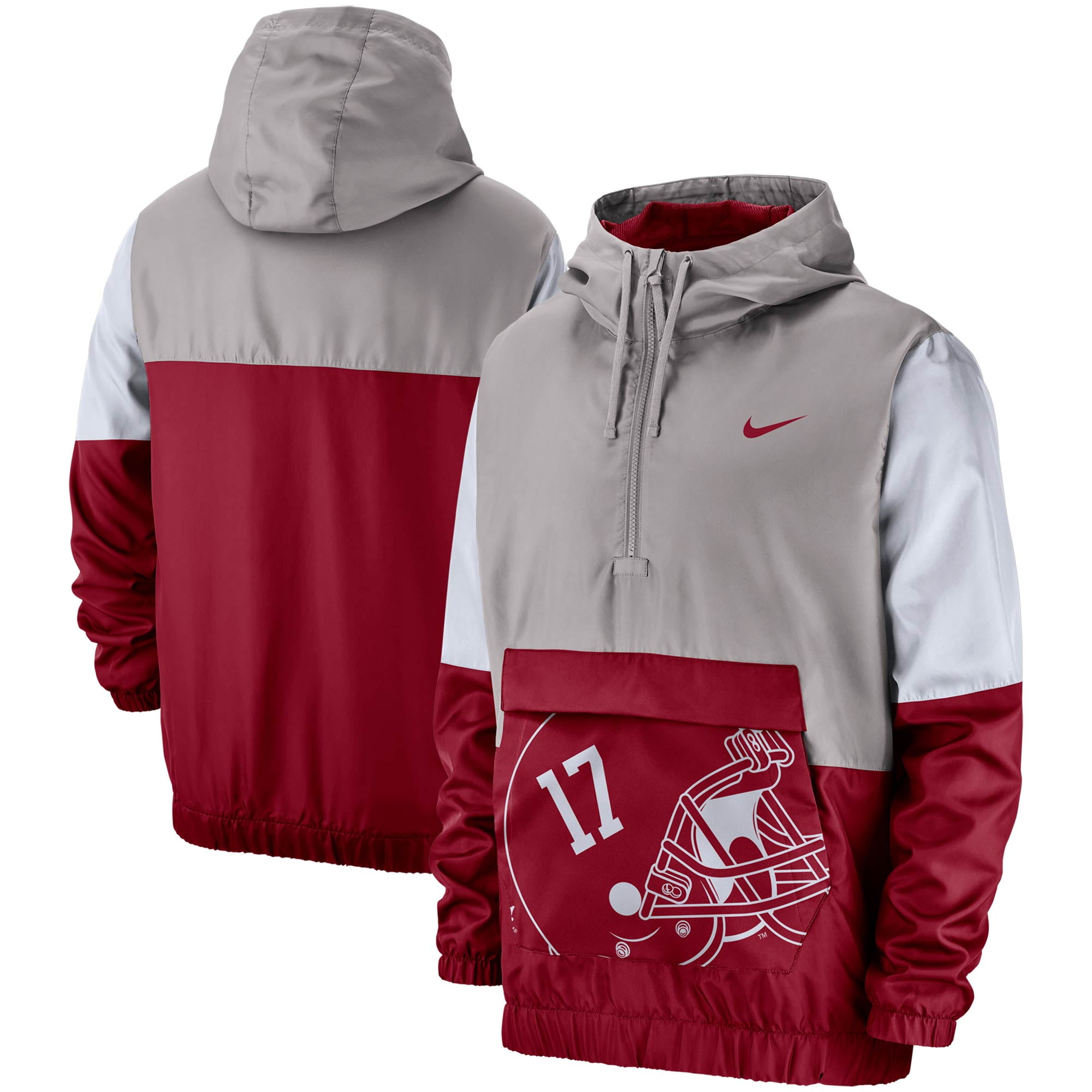 nike quarter zip windbreaker