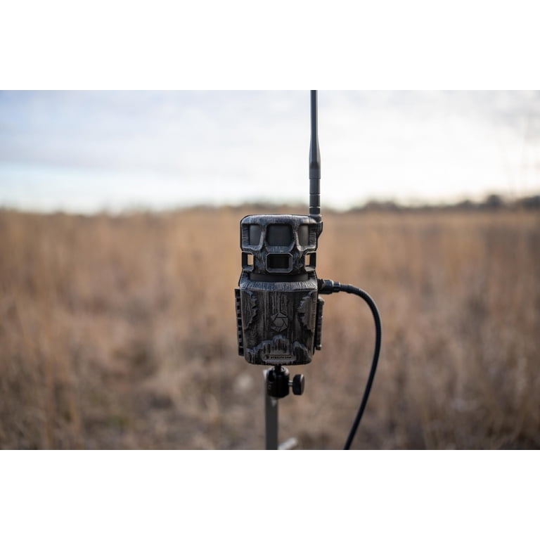 Stealth Cam Revolver 40MP Pro 360-Degree Cellular Trail Camera with 0.25-Inch Threaded Mount Bundle with 5400mAh Rechargeable Li Battery Pack, 32GB