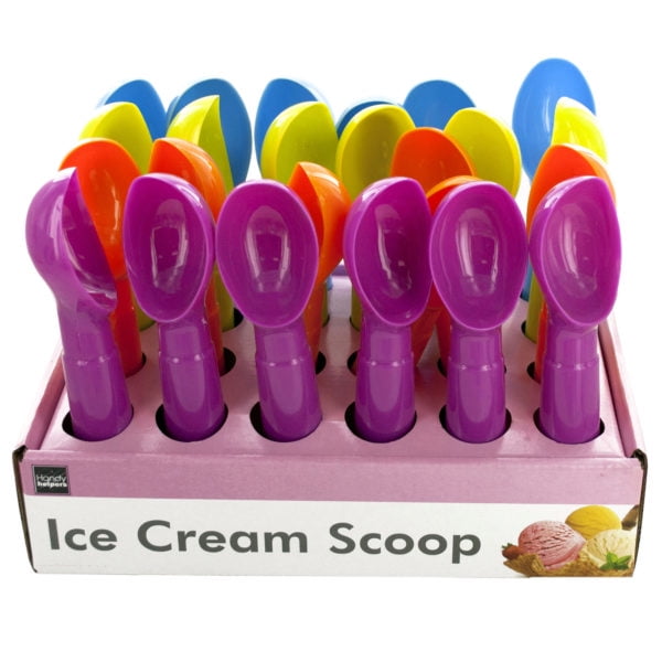 Plastic Ice Cream Scoop Countertop Display Pack Of 24 Walmart