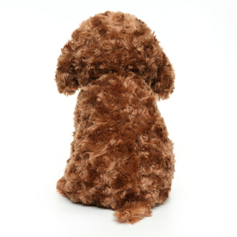 WEIGEDU Adorable Fluffy Red Standard Poodle Stuffed Animals