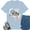 BabyBlue, variant on Faith-Based Premium Shirt for Women - She Is Strong Bible Verse Christian T-Shirt, Black, L