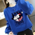 thumbnail image 3 of Disney-Sudadera con capucha de Mickey y Minnie Mouse para niñas, camisas gruesas de cuello redondo, manga larga Y2K, novedad de 2023, 3 of 3