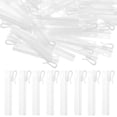 thumbnail image 3 of 50pcs Curtain Rod Hooks Plastic Adjustable Drapery Curtain Tape Clip Hook Hanging Hook, 3 of 7