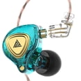 thumbnail image 2 of QKZ ZX3 Auriculares por cable Reducción de ruido portátil de audífono Llamadas de voz de auriculares Ejercicio Auriculares para caminar con cubierta de silicona Cian sin MIC Speravity EL014469-07B, 2 of 7