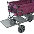 thumbnail image 5 of Mac Sports Double Decker Wagon: Purple - Collapsible Outdoor Utility Garden Cart, 150 Lb Capacity, 32.5 x 17.5 x 10.5", 5 of 5