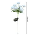 thumbnail image 4 of 7-Head Solar Peony Flower Light Set - Outdoor LED Garden Decor for Pathways Yards and Terrace Romantic Lighting, 4 of 6