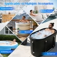 thumbnail image 3 of Foxnovo Portable Cold Chiller Black for Ice Bath with Integrated Filter, 3 of 13