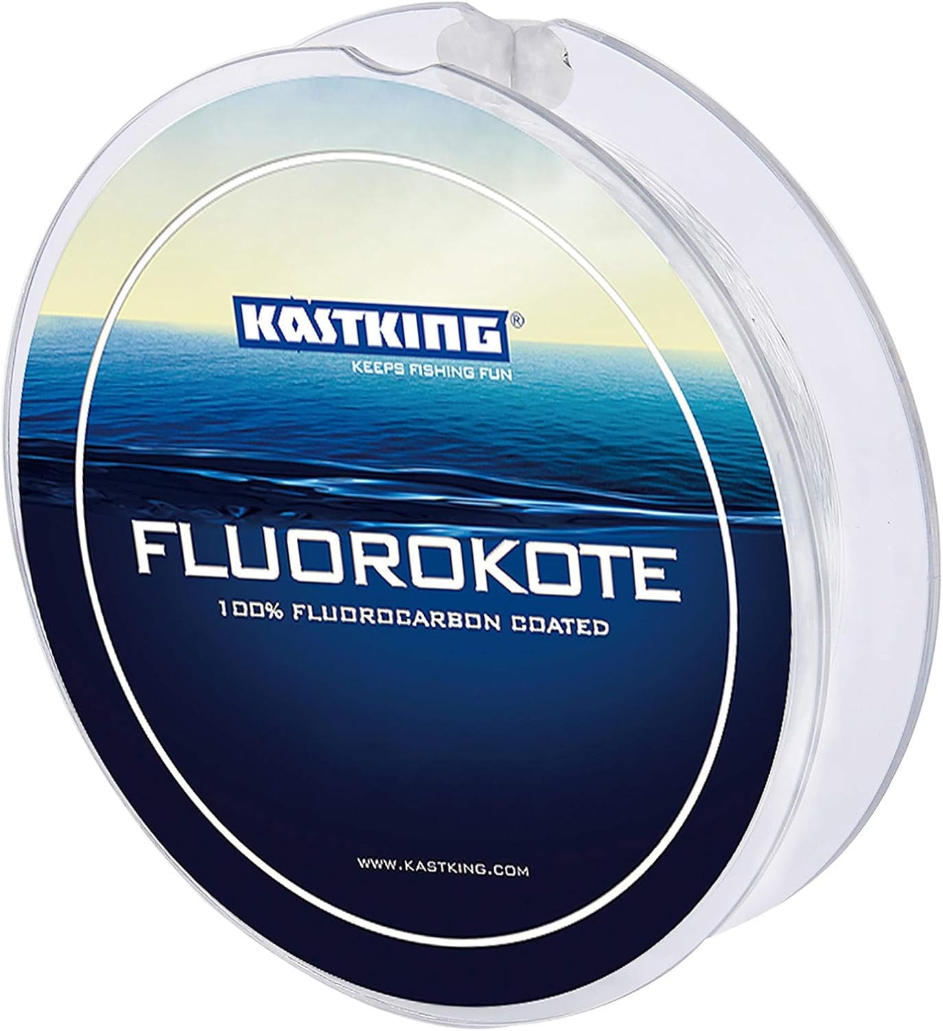 KastKing Fluorocarbon Coated Fishing Line, Fluorocarbon Leader,Fast Sinking-Fluorokote