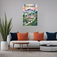 thumbnail image 5 of Retro Vintage City Travel Poster of Manizales with Historic Streets And Classic Details Canvas Poster, 5 of 8