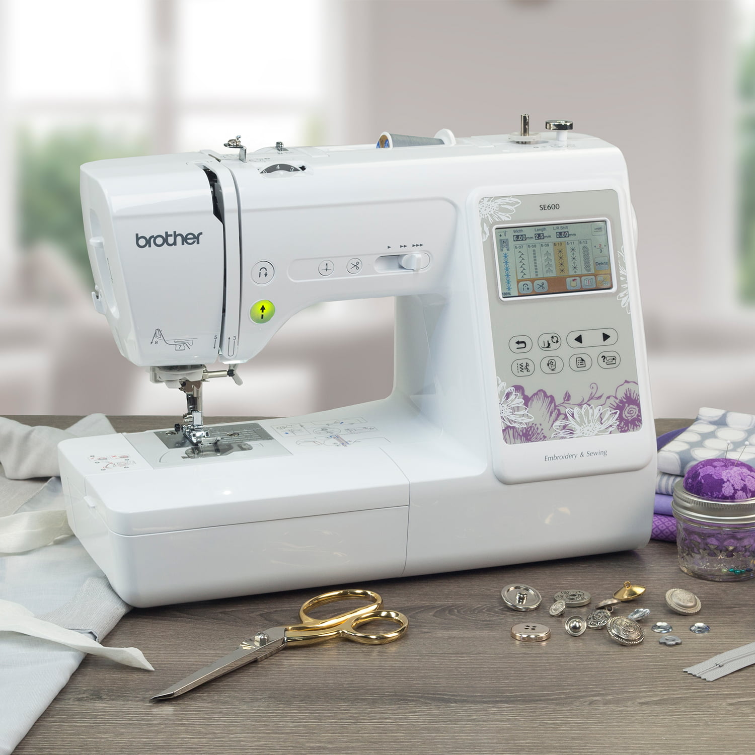 Sewing Starter Kit - 26 Gutermann Sewing Thread 100m Spools and Brother  ST371HD Sewing Machine