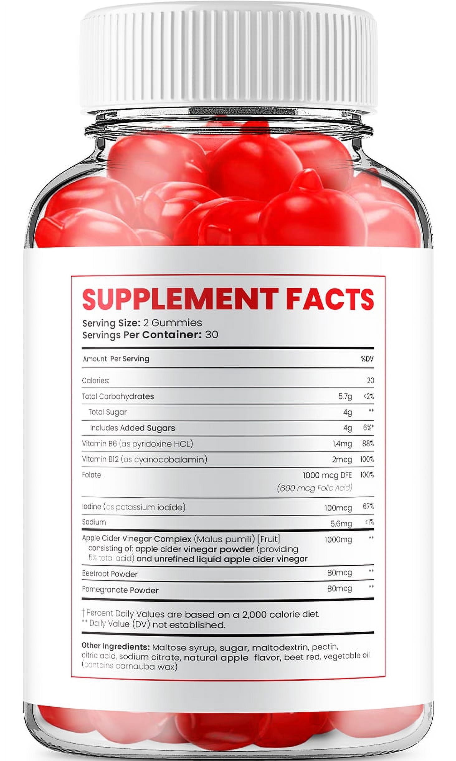 (2 Pack) SlimX Keto ACV Gummies - Apple Cider Vinegar Supplement for Weight Loss - Dietary Supplements for Weight Management & Metabolism (120 Gummies)