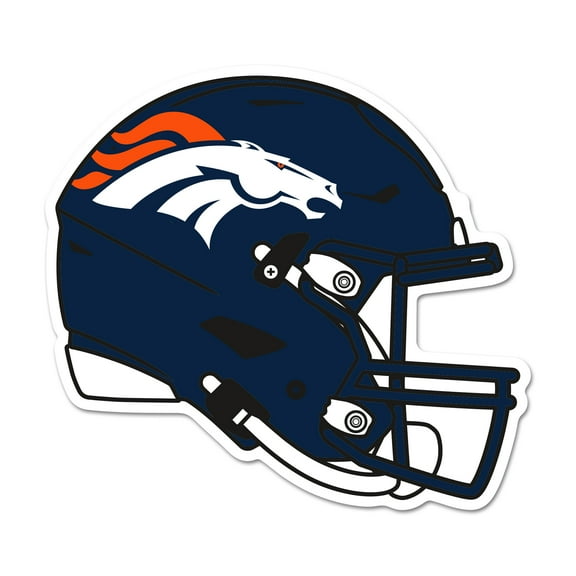 WinCraft Denver Broncos 14" Helmet Wood Sign