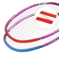 thumbnail image 5 of Uxcell 9.8"x0.7" Badminton Racket Tennis Racquet Head PU Protector Sticker Tape, 4 Colors 8 Pack, 5 of 5