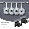 thumbnail image 5 of XZtimes 8 PCS Self Adhesive Curtain Rod Brackets No Drilling Hooks, 5 of 8