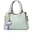 thumbnail image 1 of Bolso de mano para mujer, pequeño bolso de hombro con múltiples bolsillos, bolso cruzado de piel sintética, bolsos de mano para mujer, bolso de mano, bandolera con colgante elegante verde ACTIVE  Biensenido a ACTIVE, 1 of 5