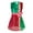Green-A, variant on DPOIS Girls Christmas Santa Costume Sequin Shiny Tutu Dance Leotard Dress Xmas Elf Outfit Red-A 6