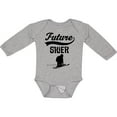 thumbnail image 3 of Inktastic Skiing Future Skier Boys or Girls Long Sleeve Baby Bodysuit, 3 of 5