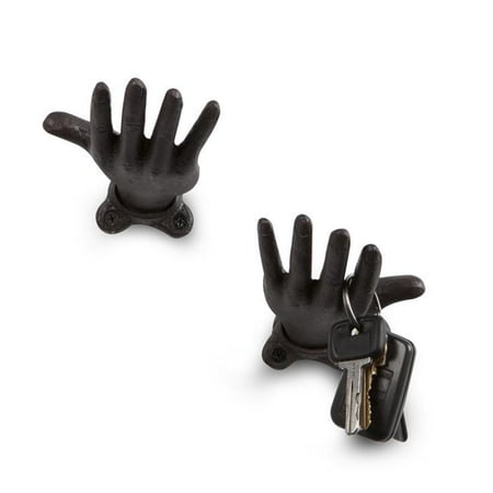 

Abbott Collection AB-27-IRONAGE-118 5 in. Flat Hand Wall Wall Hook Dark Brown